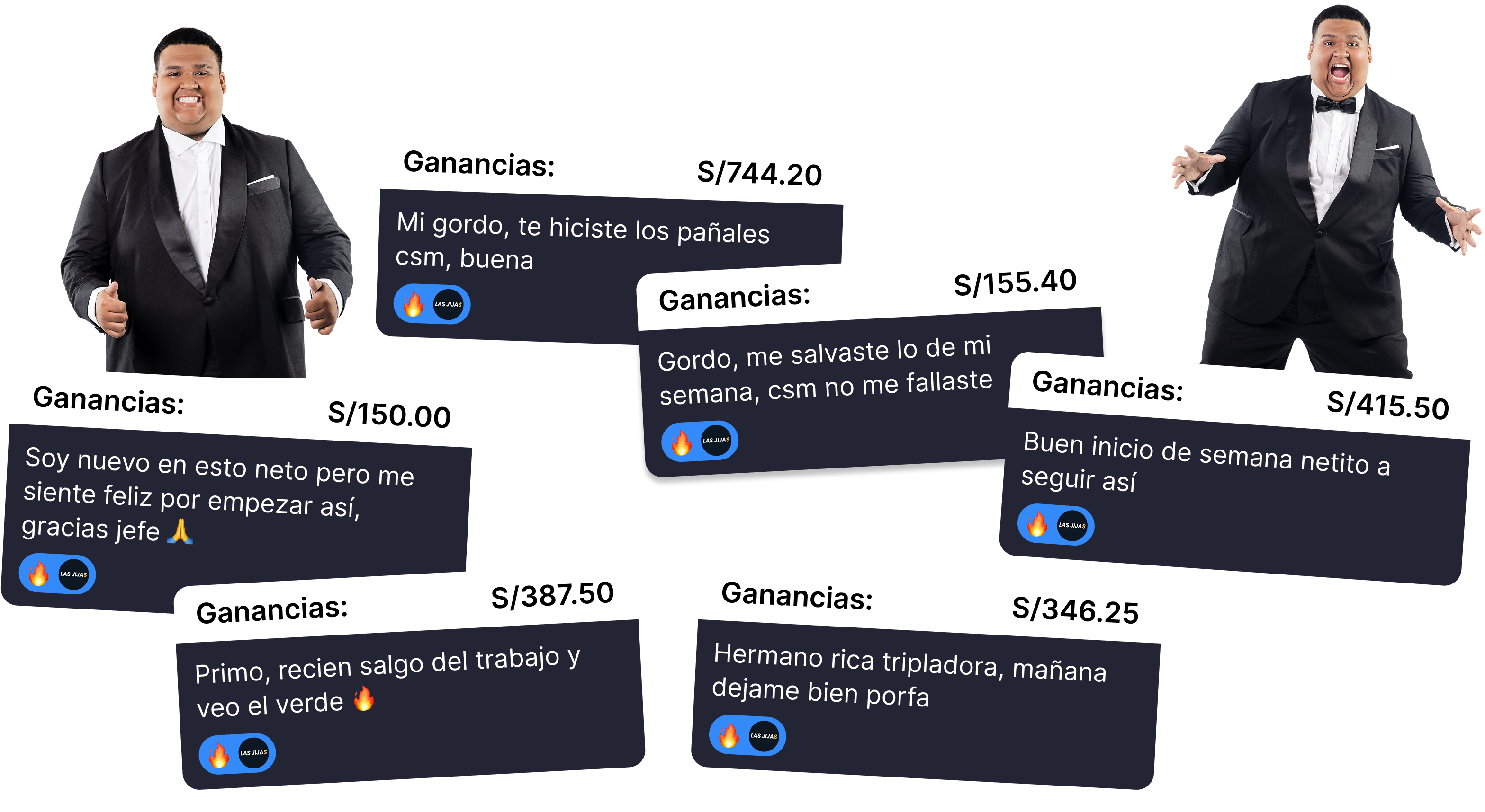 Testimonios de resultados